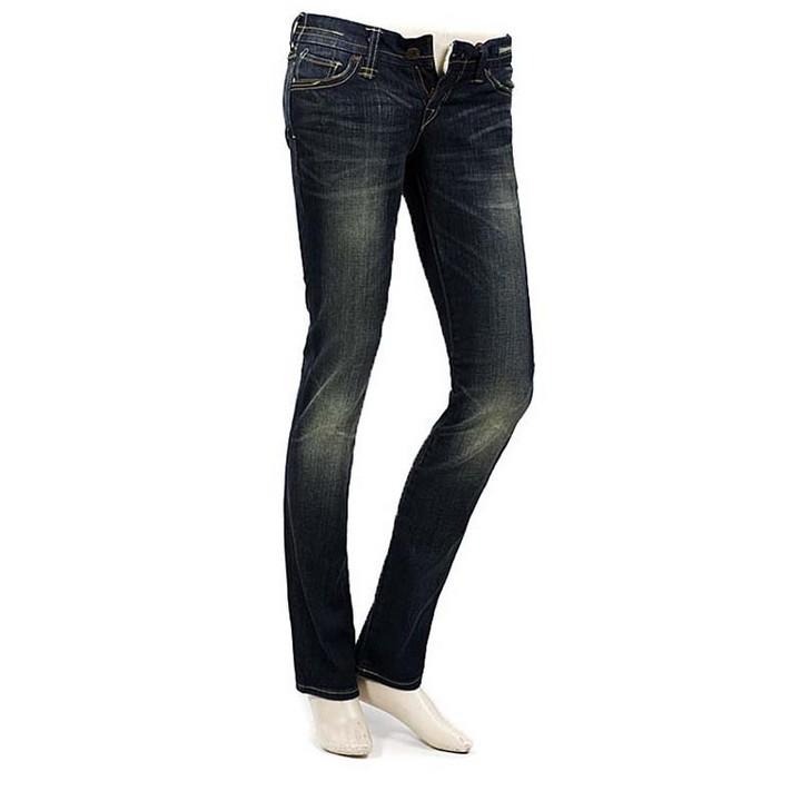 Levis 女款 緊身窄管牛仔褲 深藍復古水洗 49897-0002🔥-細節圖3