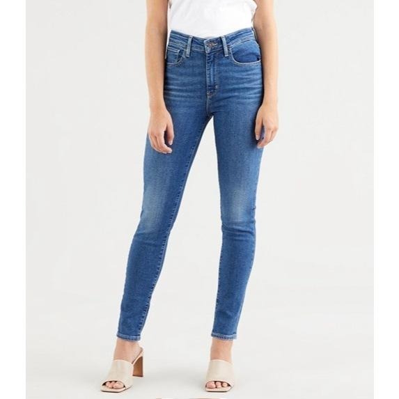 Levis 女款 721 緊身窄管牛仔褲 精工中藍染水洗 18882-0422🔥-細節圖8