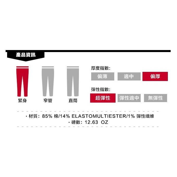 Levis 女款 Revel 低腰緊身提臀牛仔褲 深藍水洗 超彈力塑型 20890-0007-細節圖6