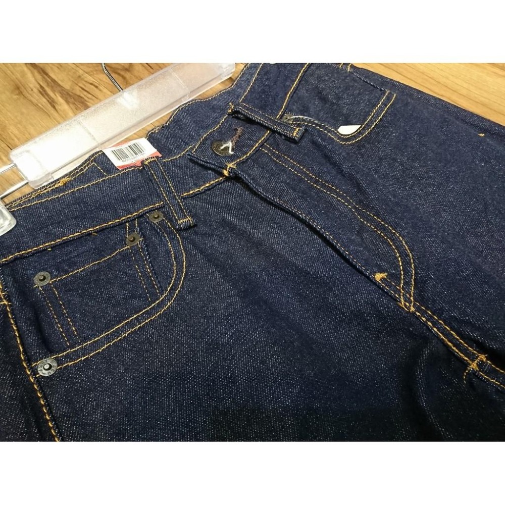 Levis 女款 505C 中腰合身直筒 原色深藍 低彈力布料 28342-0002🔥-細節圖5
