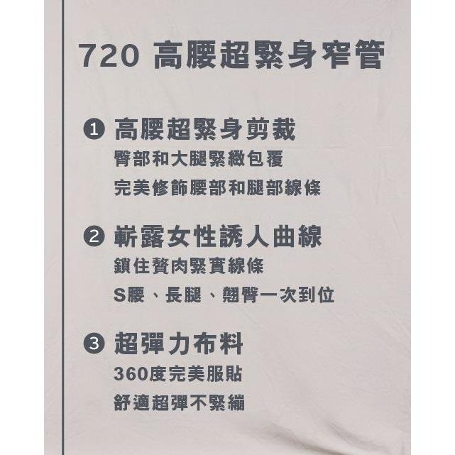 Levis 女款 720 超緊身窄管牛仔褲 中藍破壞縫補 52797-0107🔥-細節圖3