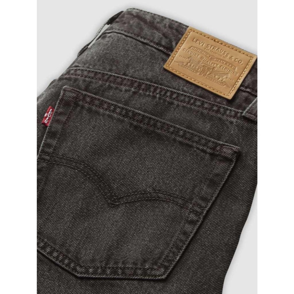 Levis 女款 Baggy Dad Barrel 錐形寬鬆牛仔褲 黑灰水洗 0039A-0000-細節圖3