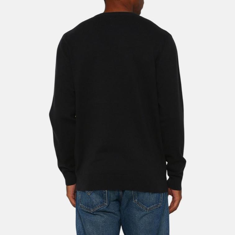Levis 男款 長袖T恤 MINI LOGO 黑 A7207-0001-細節圖4
