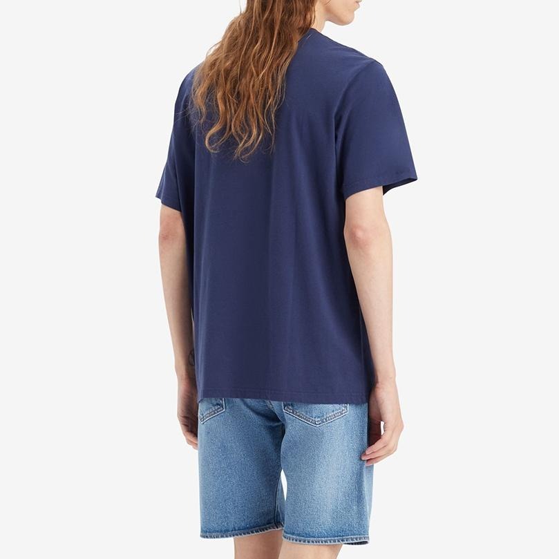 Levis 男款 短袖T恤 立體字體Logo 深藍 16143-1311🔥-細節圖6