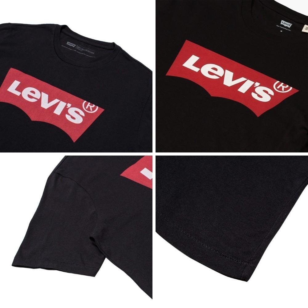 Levis 男款 短袖T恤 長青款 Batwing LOGO 黑 17783-0137🔥-細節圖2