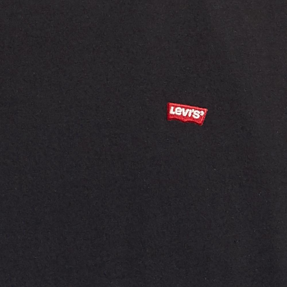 Levis 男款 長袖T恤 經典刺繡Logo 黑 72848-0009-細節圖2