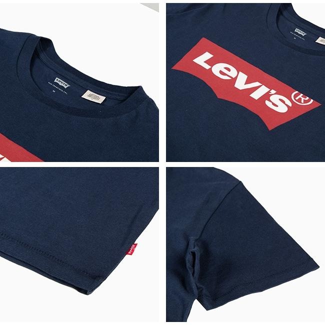 Levis 男款 短袖T恤 長青款 Batwing LOGO 藍 17783-0139🔥-細節圖4
