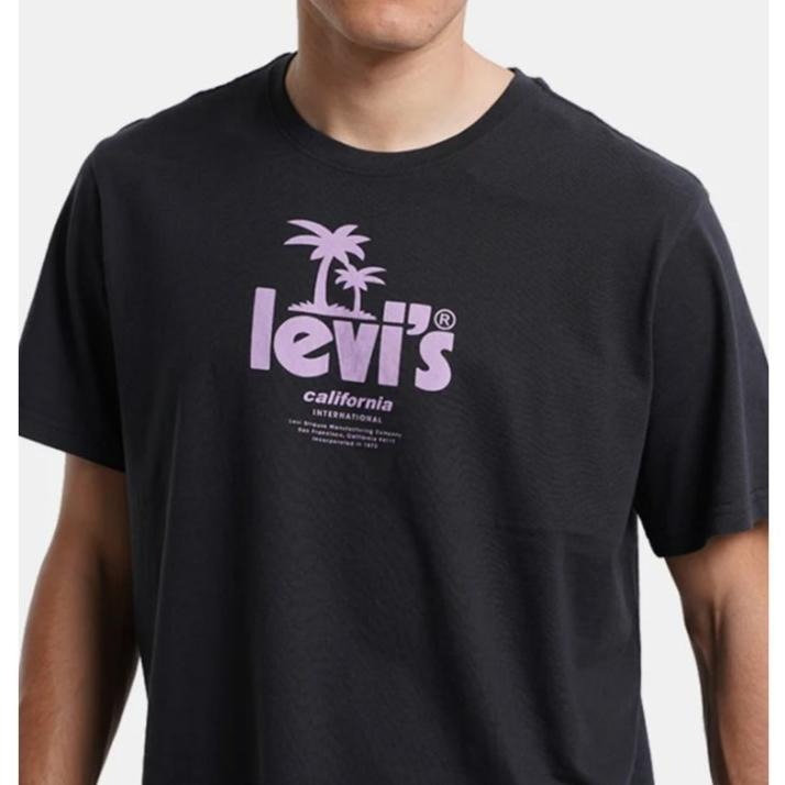 Levis 男款 短袖T恤 棕櫚樹造型Logo 黑 16143-0485🔥-細節圖5