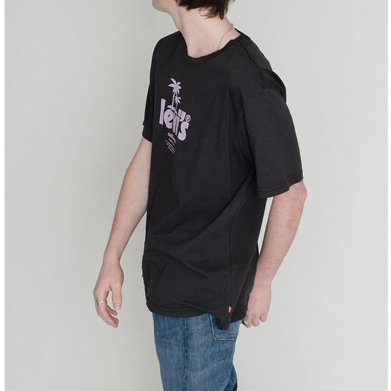 Levis 男款 短袖T恤 棕櫚樹造型Logo 黑 16143-0485🔥-細節圖7