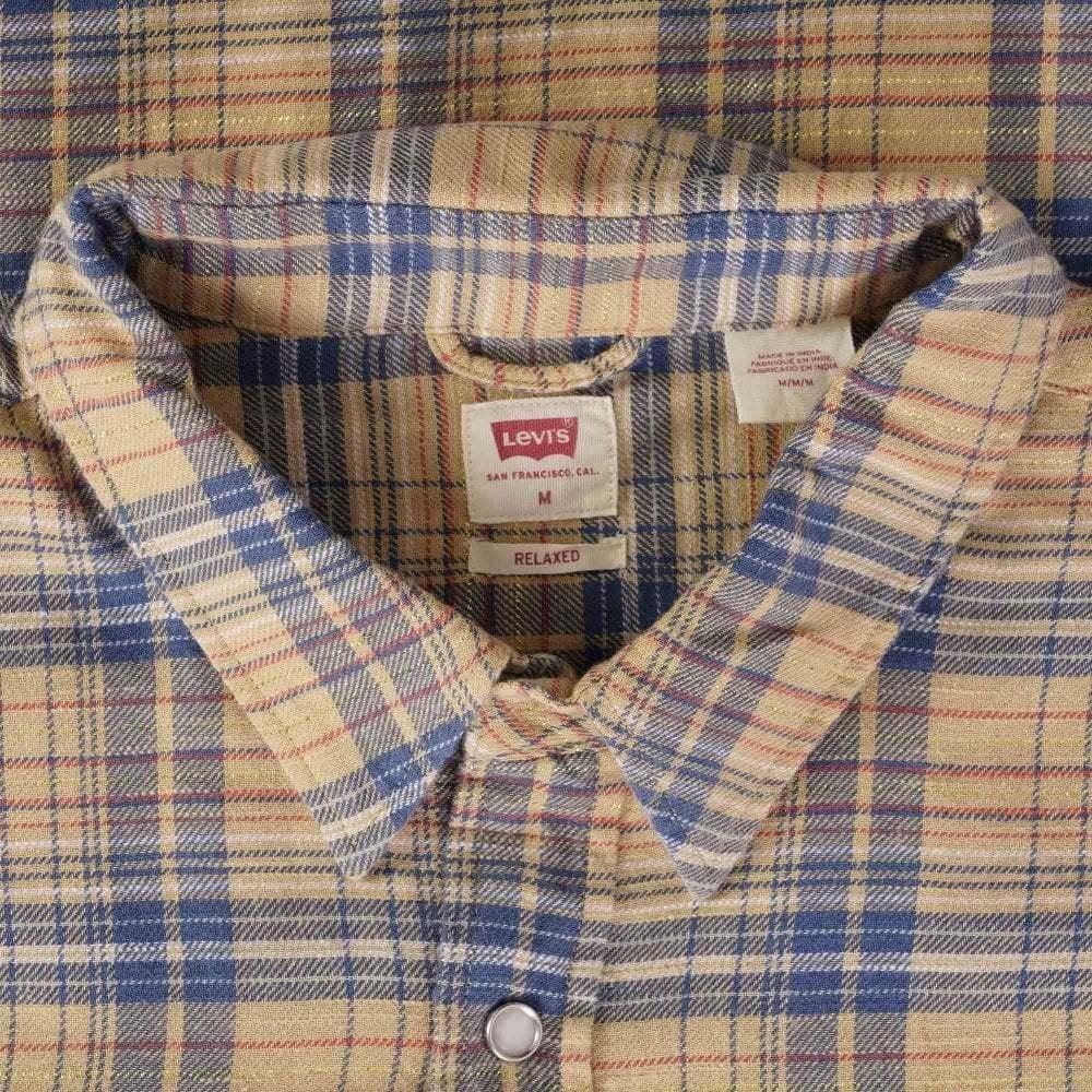 Levis 男款 格紋襯衫 歐式復古風 格紋金線設計 休閒版型 A1919-0019🔥-細節圖2
