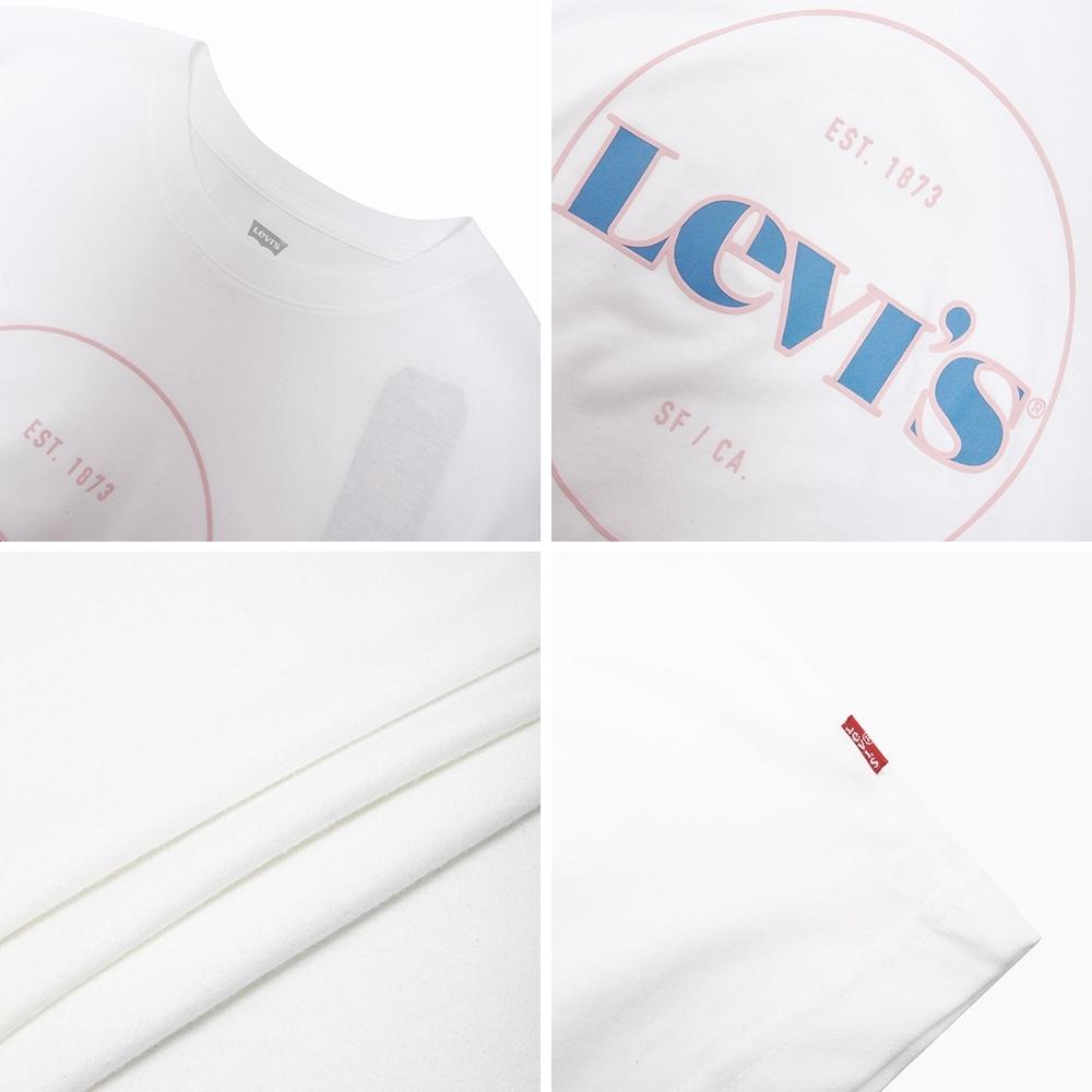 Levis 男款 短袖T恤 復古摩登Logo 白 16143-0136🔥-細節圖2