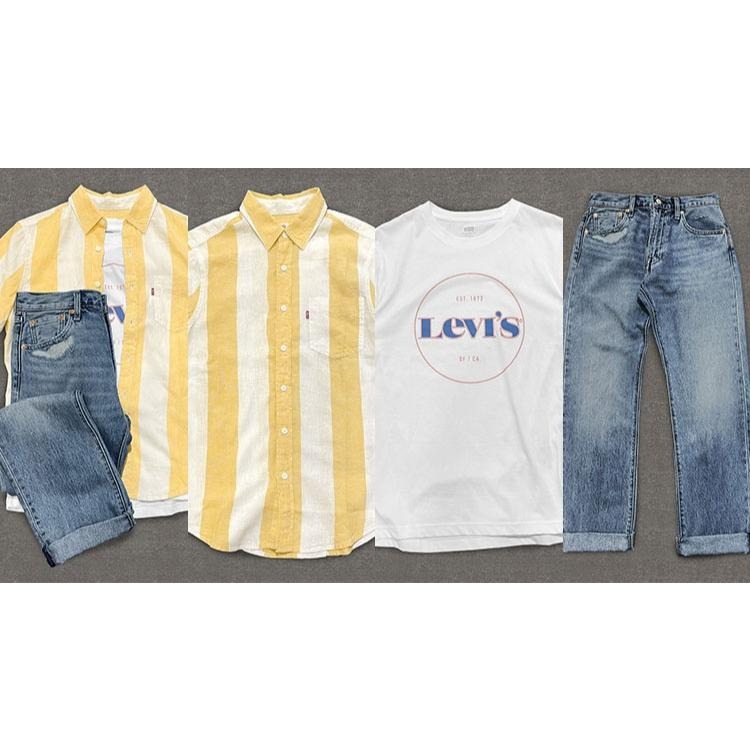 Levis 男款 短袖T恤 復古摩登Logo 白 16143-0136🔥-細節圖5