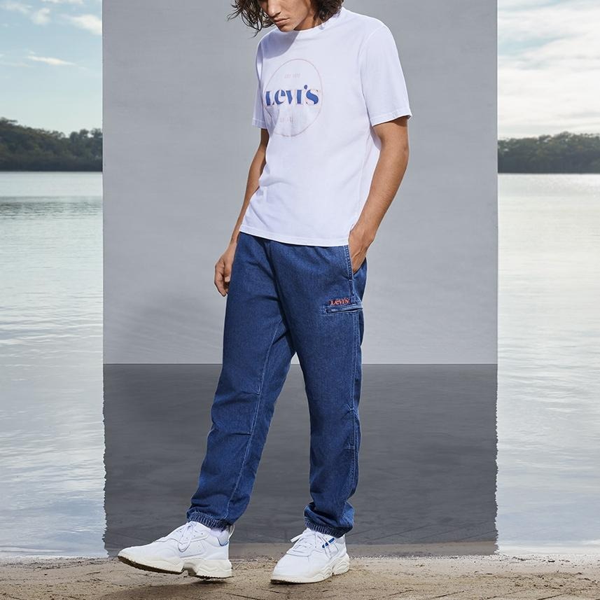 Levis 男款 短袖T恤 復古摩登Logo 白 16143-0136🔥-細節圖9
