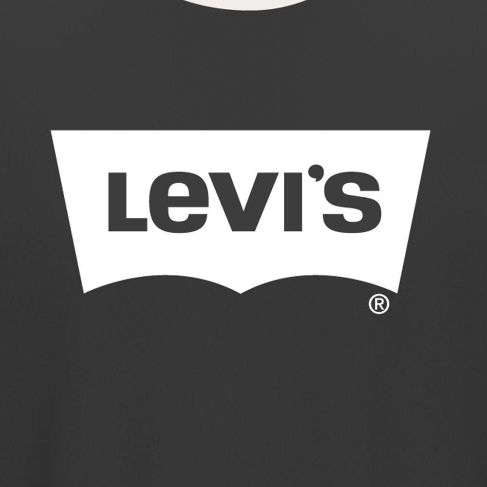 Levis 男款 短袖T恤 經典Logo 滾邊魚子黑 16143-0700🔥-細節圖2