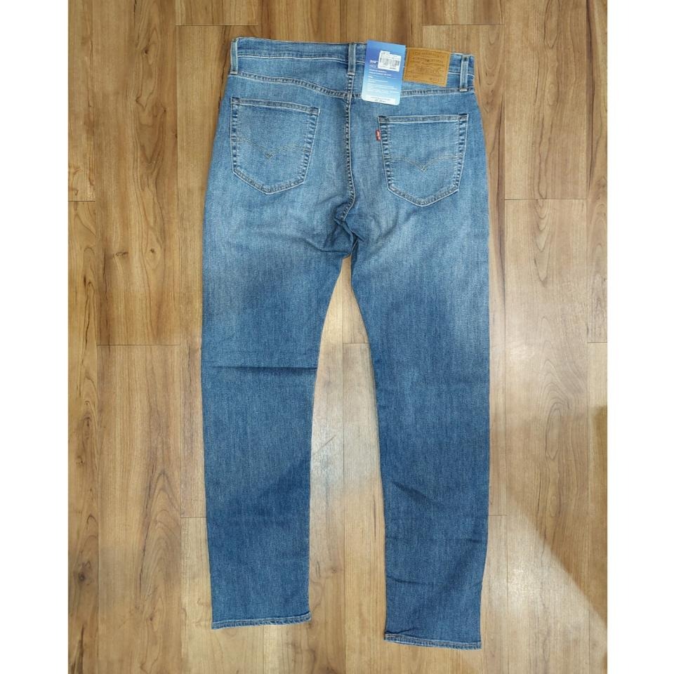 Levis 男款 502 舒適錐形窄管牛仔褲 涼感丹寧 復古灰藍水洗刷白 29507-1178🔥-細節圖2
