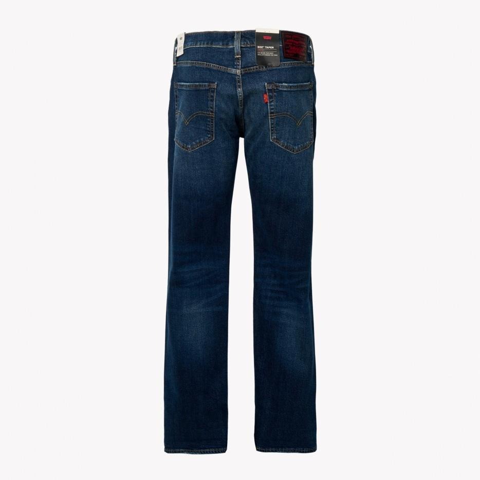 Levis 男款 502 舒適錐形窄管牛仔褲 赤耳 深藍水洗 29507-1675-細節圖2
