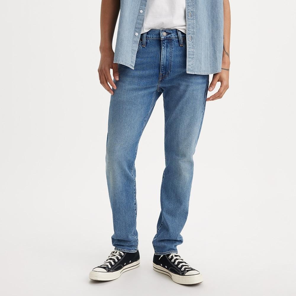 Levis 男款 502 舒適錐形窄管牛仔褲 淺色刷白 29507-1481-細節圖6