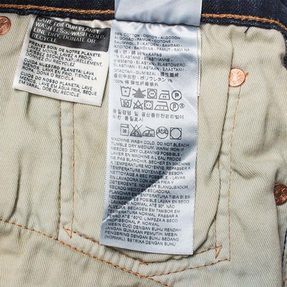 Levis 男款 502 舒適錐形窄管牛仔褲 深藍刷白 29507-0065-細節圖3