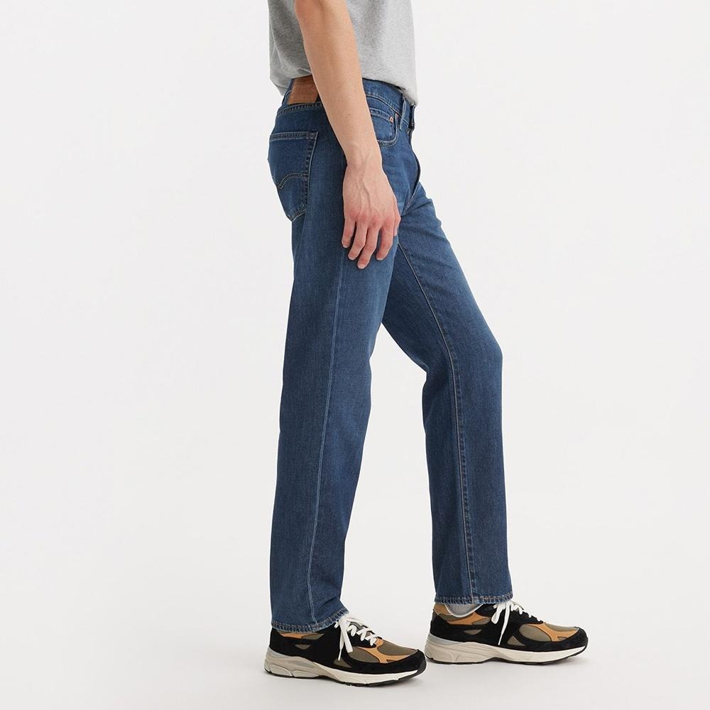 Levis 男款 514 舒適直筒牛仔褲 涼感丹寧 深藍洗色 00514-1766-細節圖8