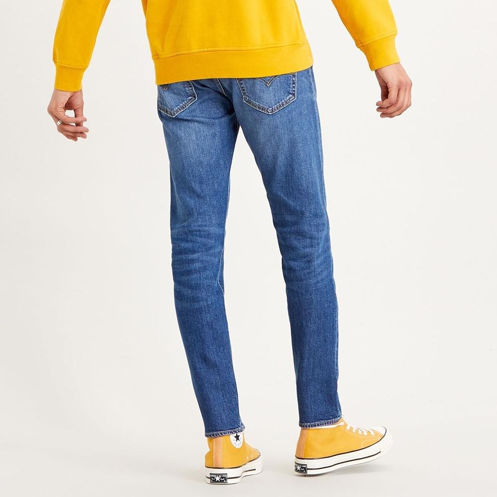 Levis 男款 512 合身錐形牛仔褲 精工中藍刷白 28833-0731🔥-細節圖8