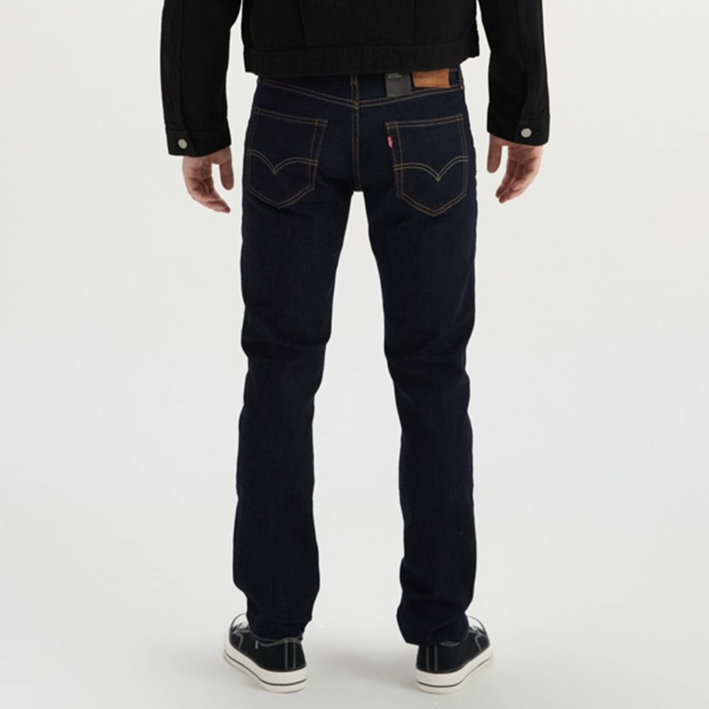 Levis 男款 511 修身窄管牛仔褲 原色深藍 04511-2406-細節圖9