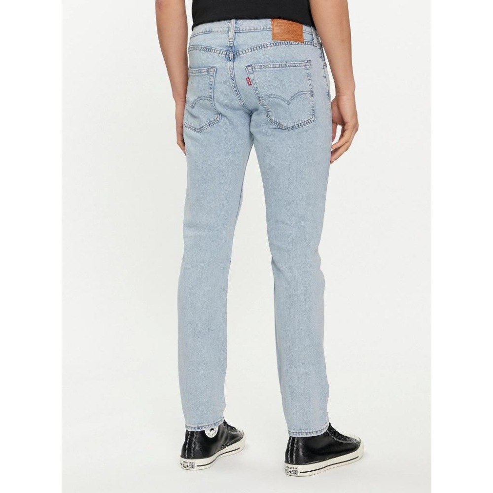 Levis 男款 512 合身錐形牛仔褲 涼感丹寧 刷白水洗 28833-1291-細節圖2
