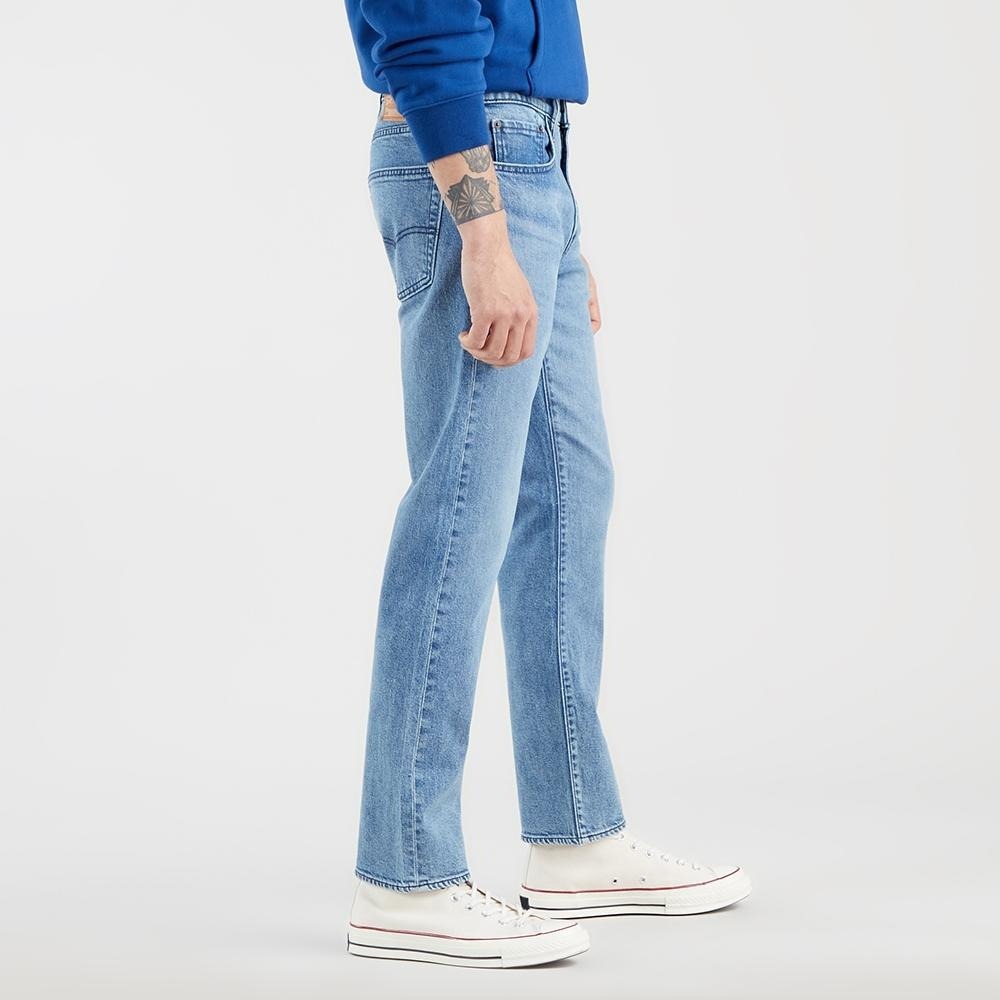 Levis 男款 502 舒適錐形窄管牛仔褲 淺藍水洗 29507-1112🔥-細節圖8