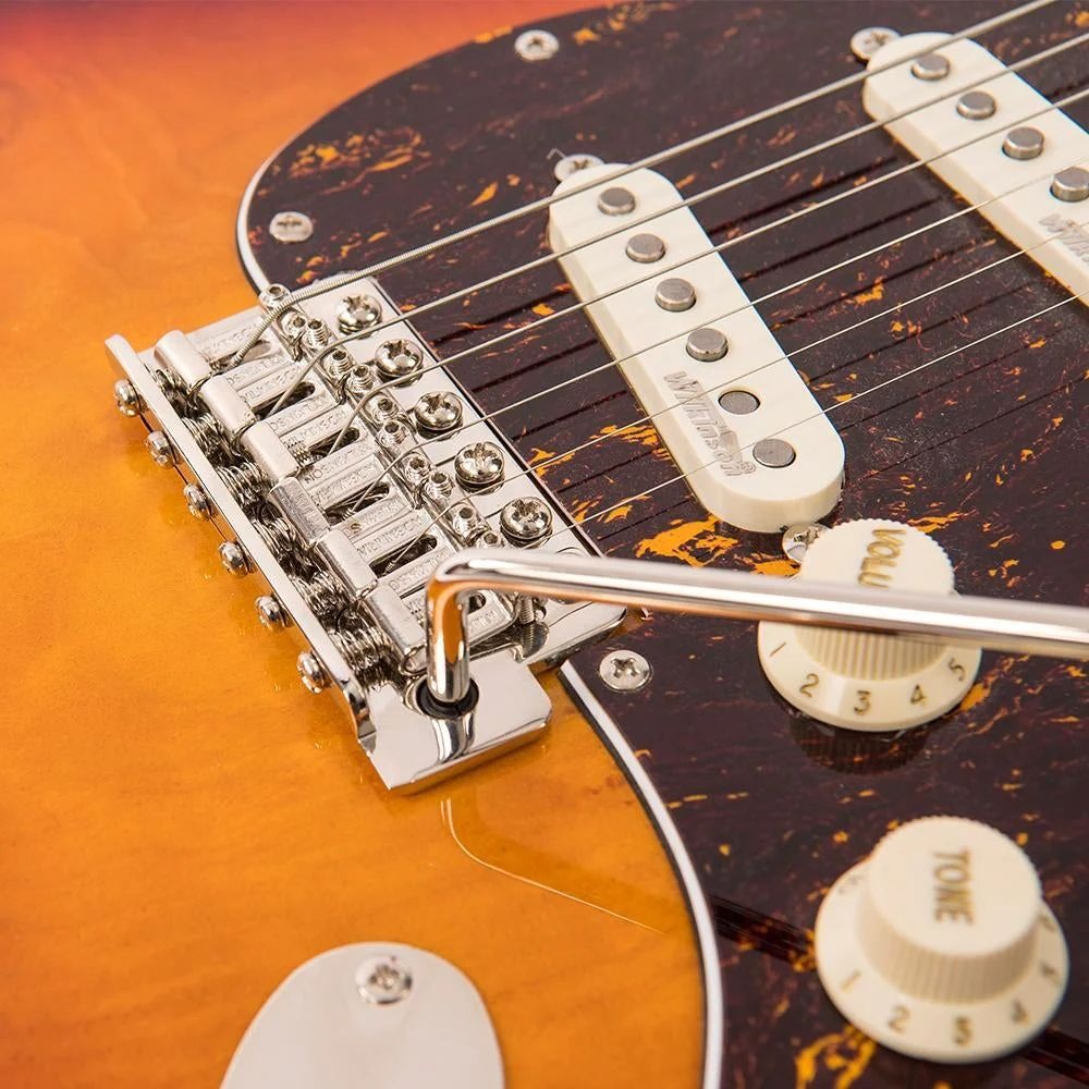 VINTAGE V6 MSSB 英國品牌復古電吉他 / 單單單 夕陽漸層-細節圖4