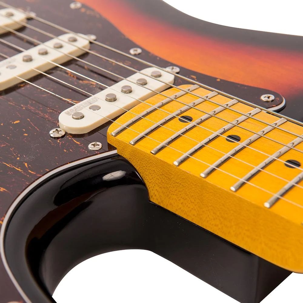 VINTAGE V6 MSSB 英國品牌復古電吉他 / 單單單 夕陽漸層-細節圖6