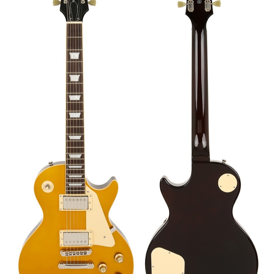 韓國第一品牌電吉他 CORONA PRESTIGE STANDARD GOLD TOP LP22 GT 雙雙 金色-細節圖3