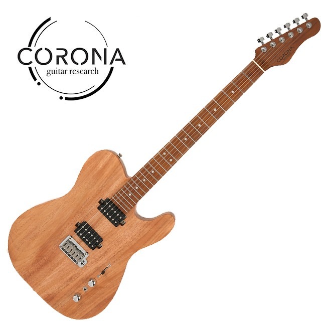 韓國第一品牌電吉他 CORONA MODERN PLUS T T24 MAH TELE24 格烤楓木指板 桃花心木琴身-細節圖3