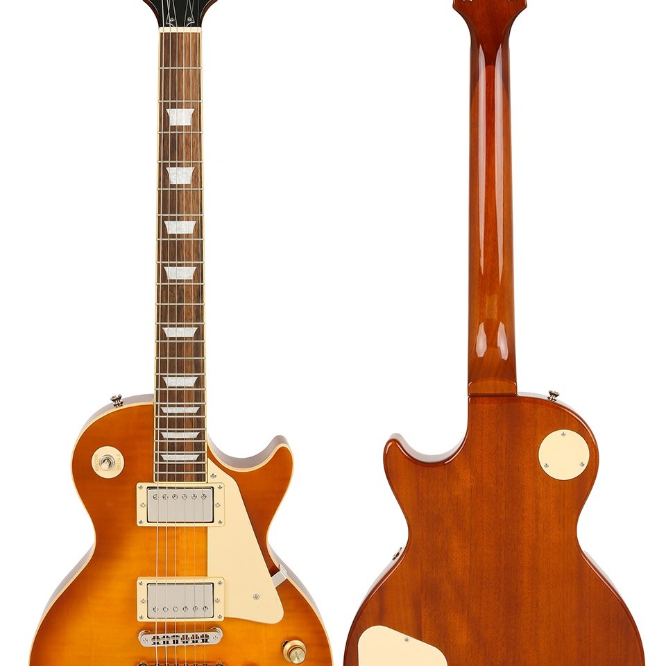 韓國第一品牌電吉他 CORONA PRESTIGE STANDARD LEMON BURST LP22 LMB 雙雙-細節圖2