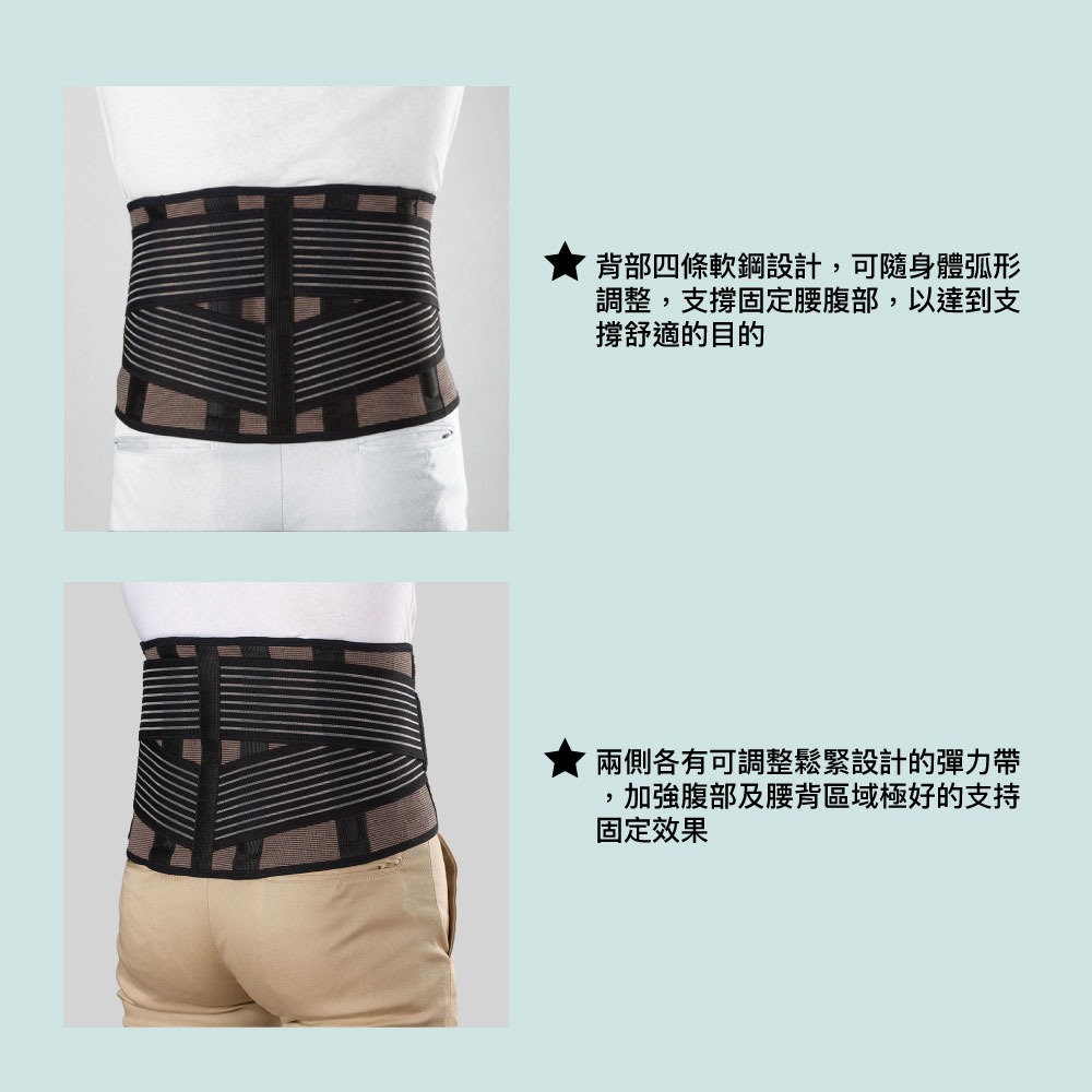 🏳️‍🌈健康鑫人生🏳️‍🌈Taiwan Health Care 竹炭護腰帶S/M/L-細節圖2