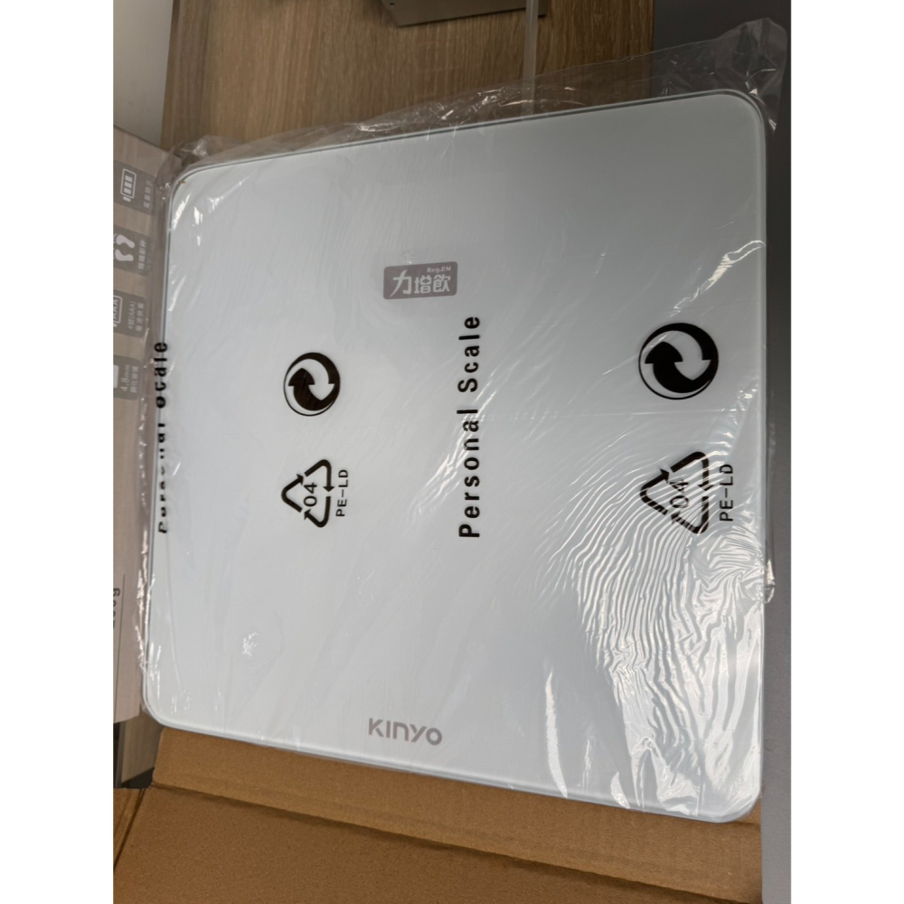 ***外盒贈品字樣***!!!全新贈品!!! KINYO 簡約大螢幕體重計（DS-6563）-細節圖6