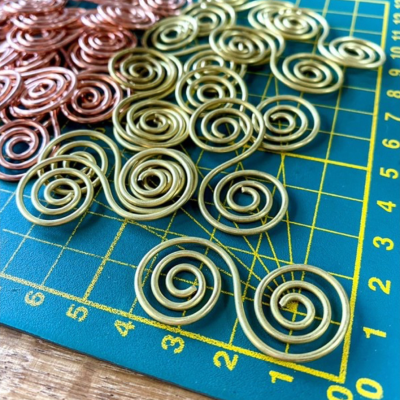 [覺定幸福]雙三圈無限環 純黃銅 純銅 無限環 奧剛材料 奧根材料 覺定幸福工作室 iOPEN Mall