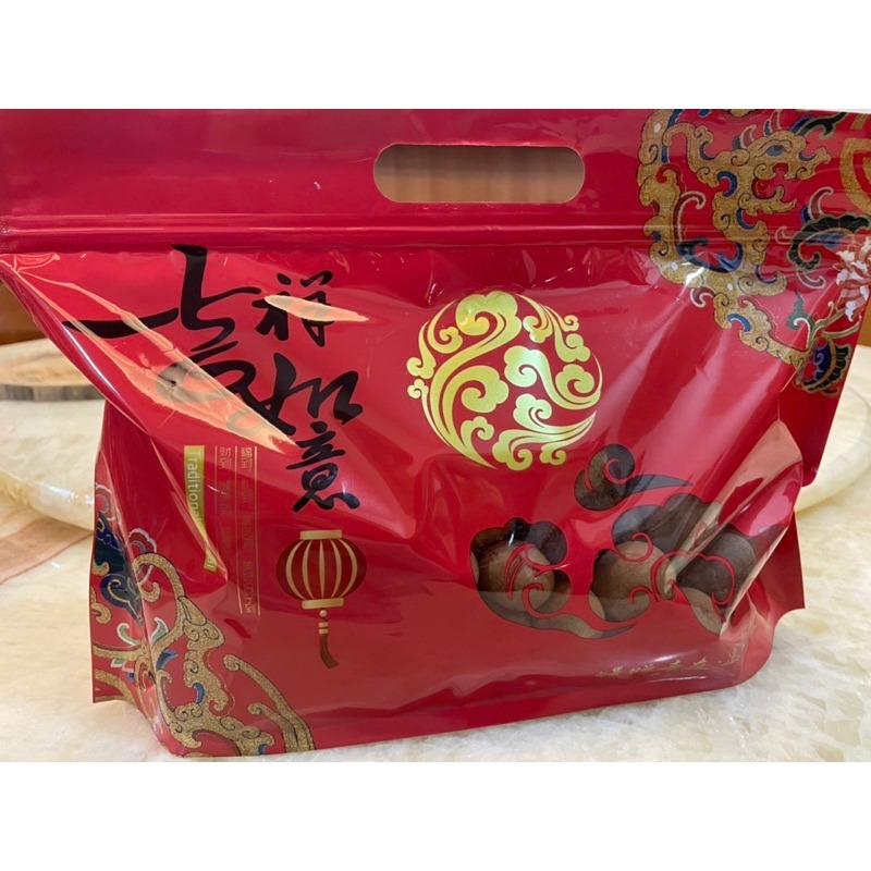 送禮紅色自提夾鏈袋